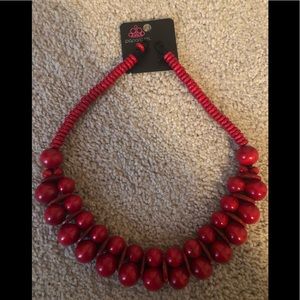 Paparazzi Wooden Bead Necklace